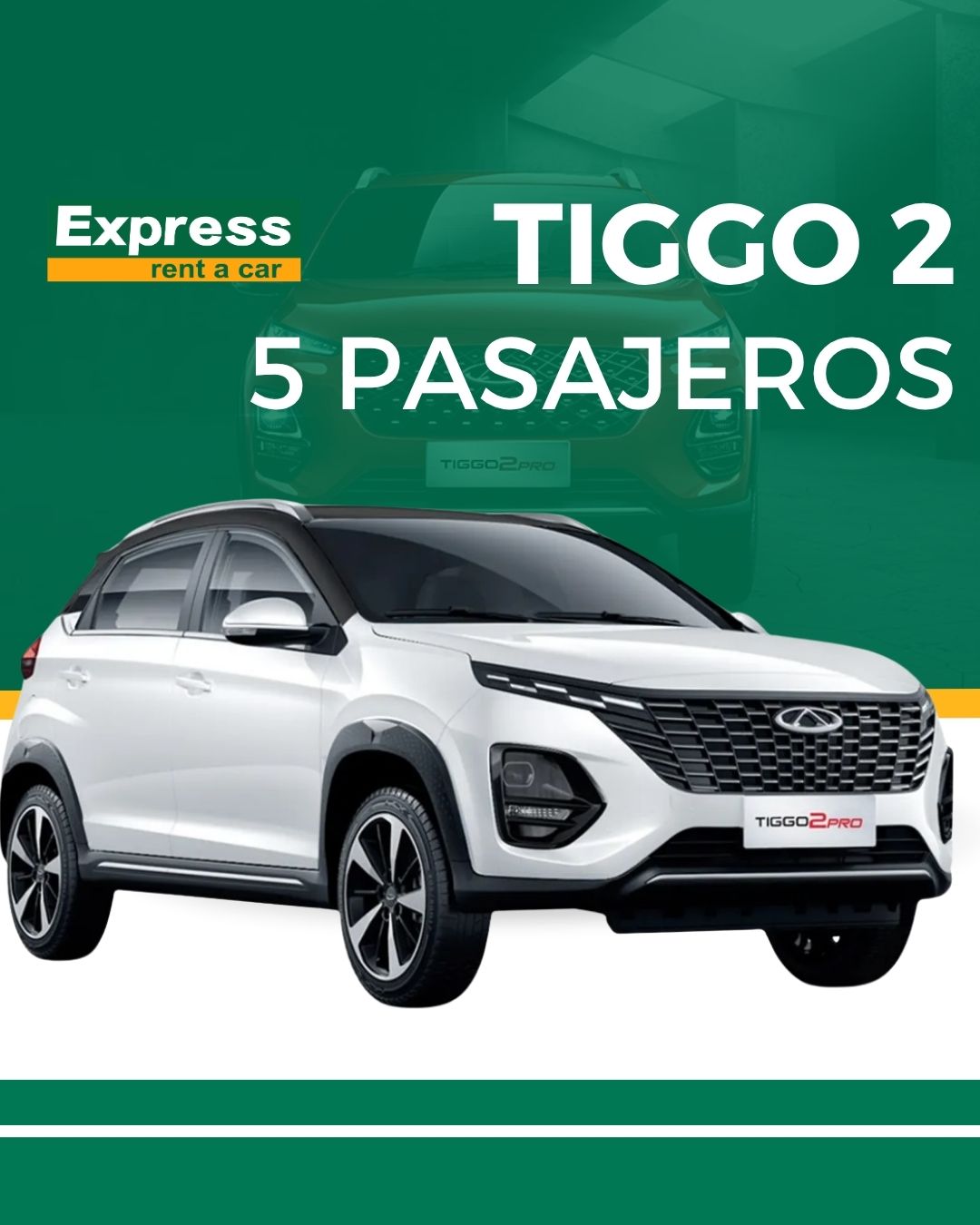 Tiggo 2 Pro 5 Pasajeros | Estilo SUV para Cada Aventura